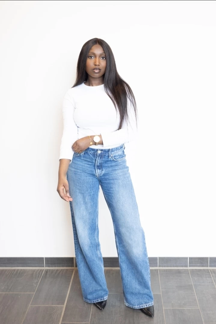 High-Rise Wide-Leg Jeans