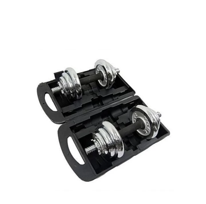 15 kg Adjustable Chrome Dumbell With Case