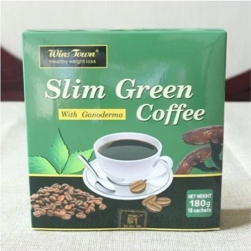 Magic Slimming Tea Slim Green Coffee With Ganoderma & Ginseng 18 Pks